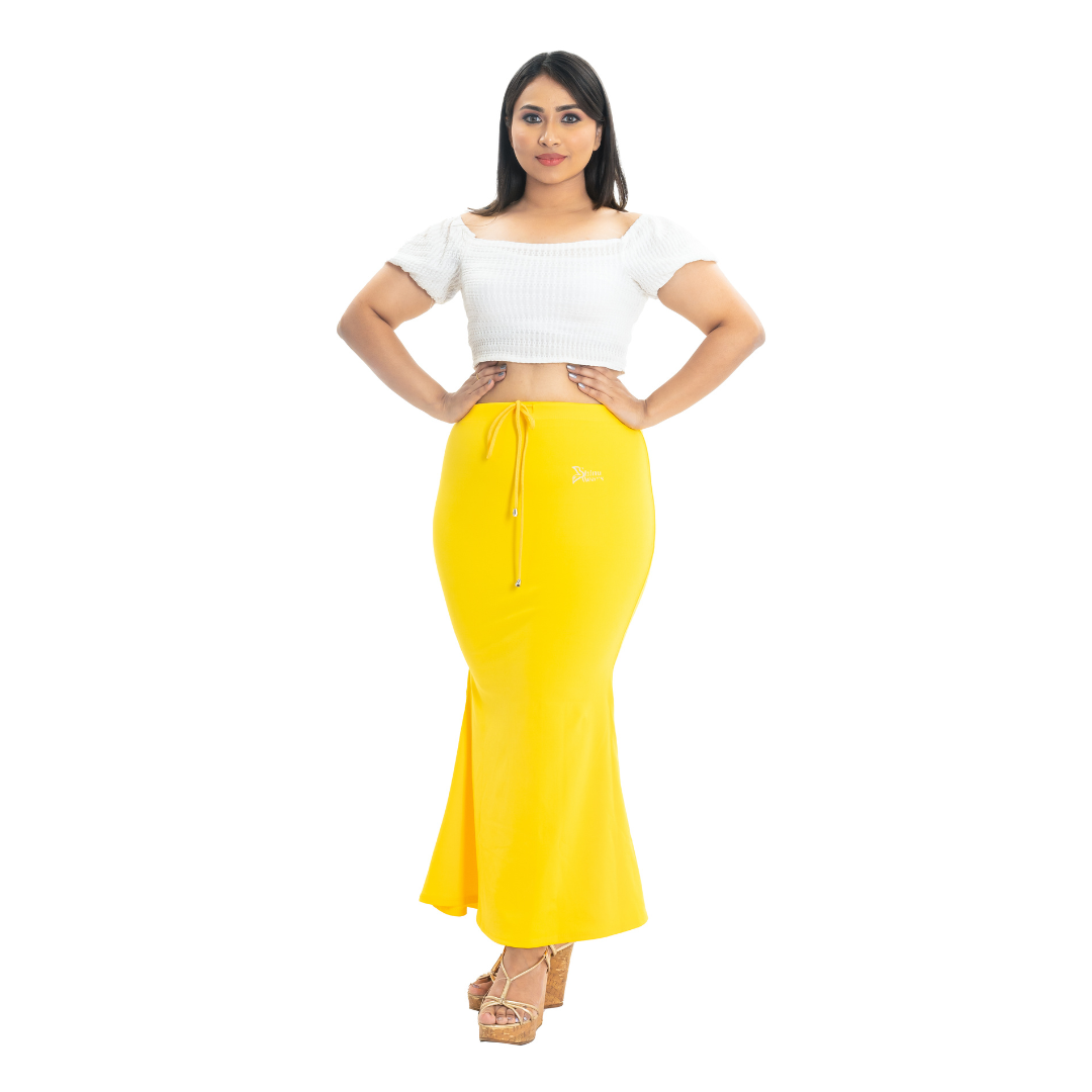 Shinu Wears' Saree Silhouette - Yellow – shinuwears