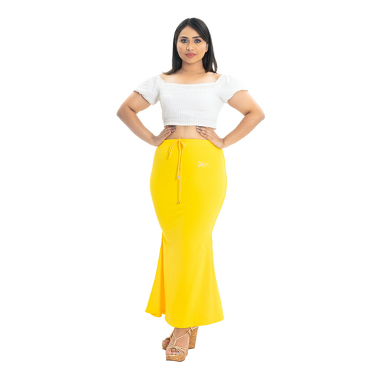 Shinu Wears' Saree Silhouette - Yellow