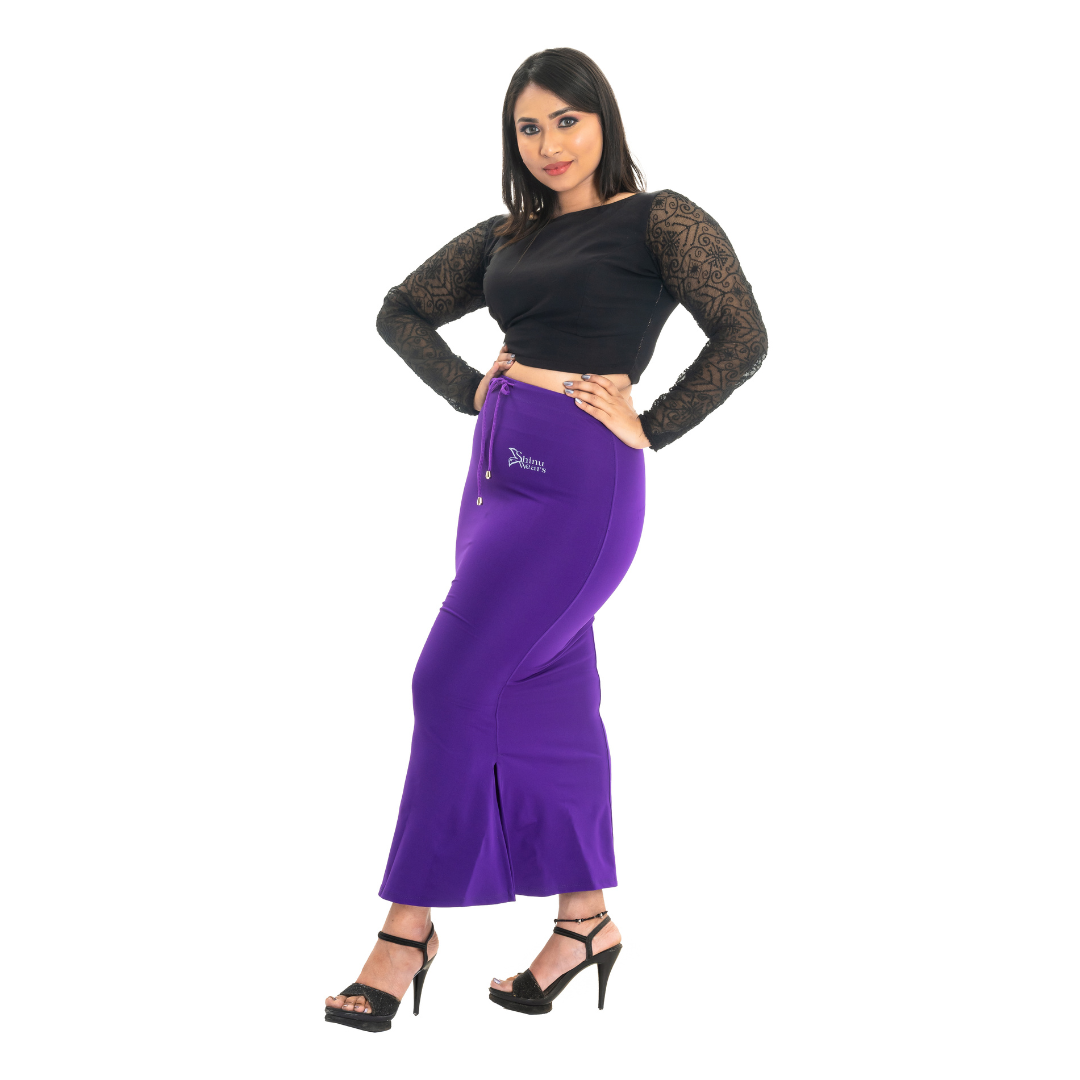 Shinu Wears' Saree Silhouette - Purple