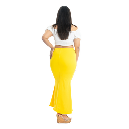 Shinu Wears' Saree Silhouette - Yellow