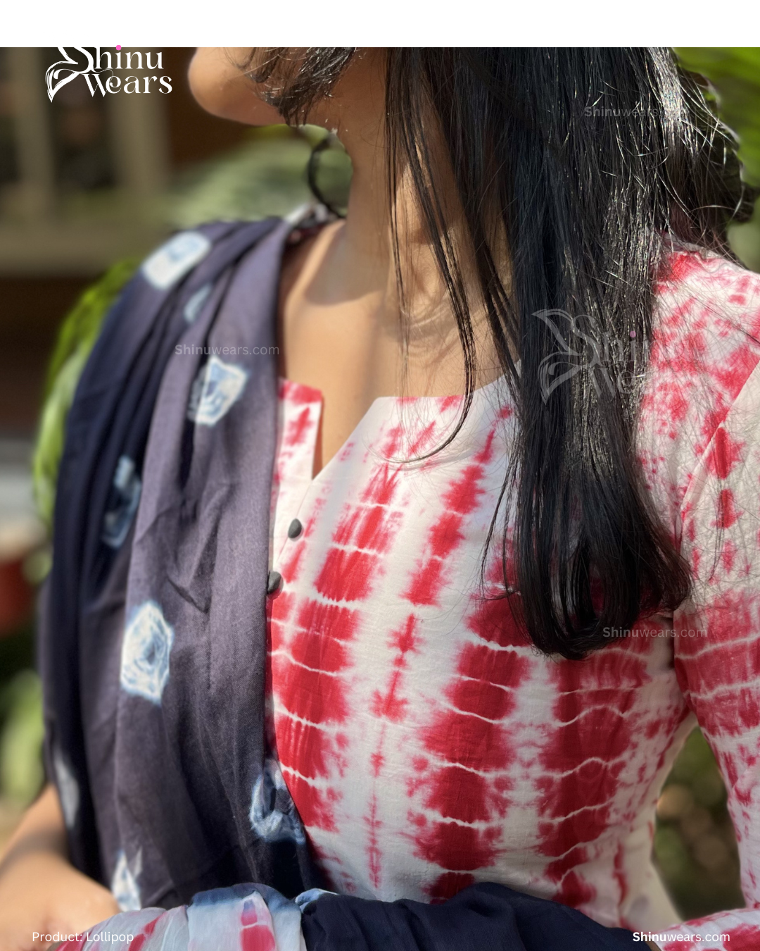Lollipop – Pure Cotton Tie-Dye Top, Bottom & Dupatta Set